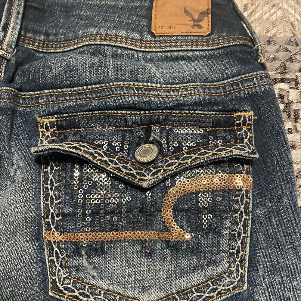 American Eagle Outfitters Blue Jeans - Picture 7 of 8